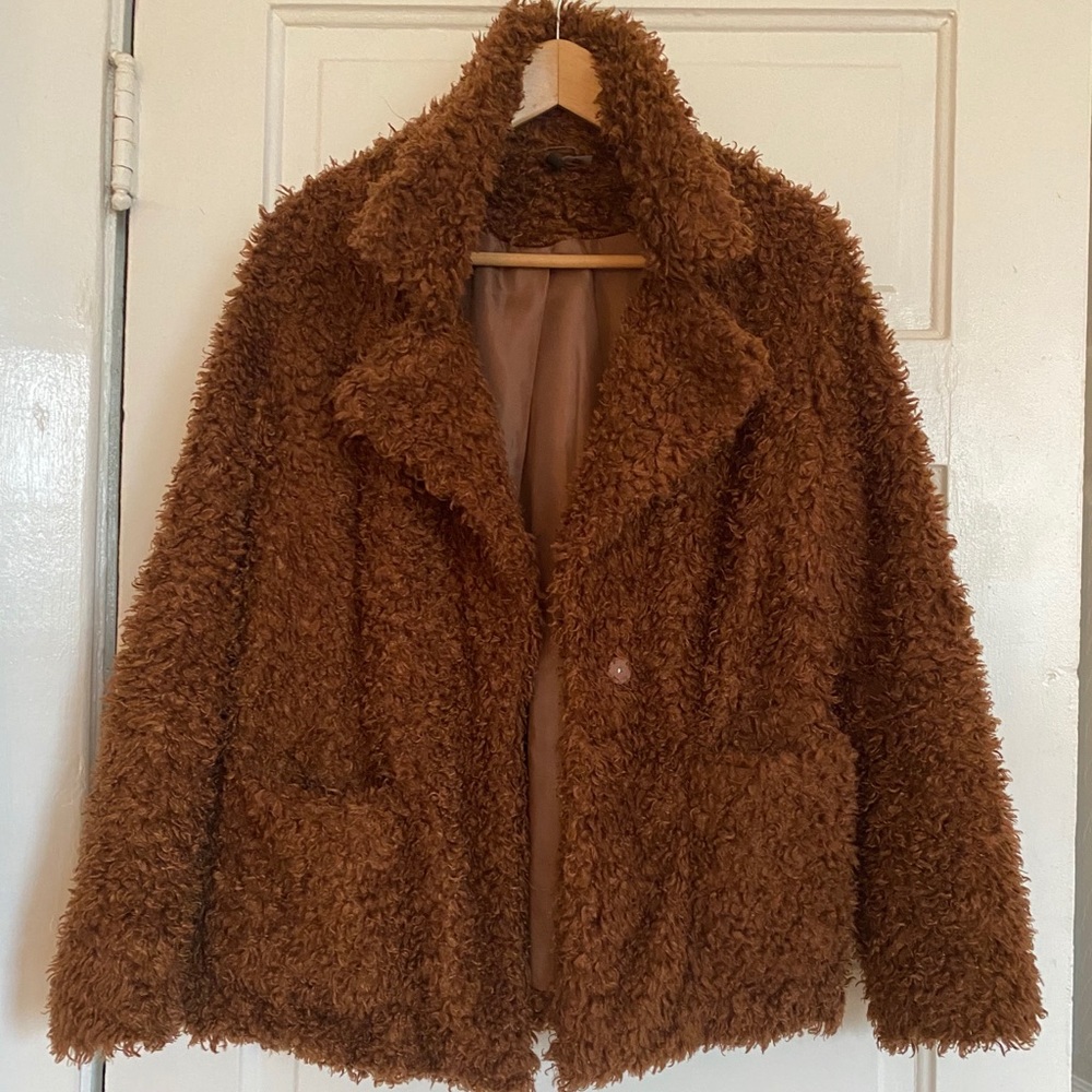 Women’s teddy bear jacket coat